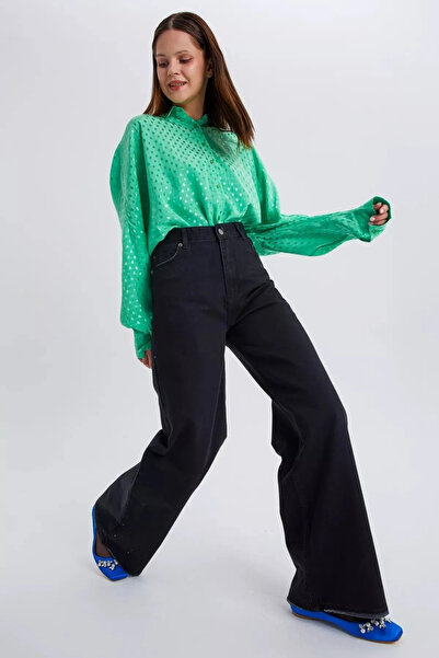 Ramrod Жіночі джинси з еластаном, супервисока талія, вільний крій