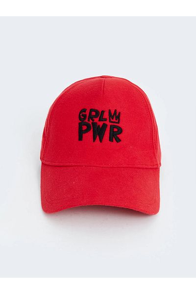 LC Waikiki Lcw Eco Lettering Embroidered Girl's Cap Hat