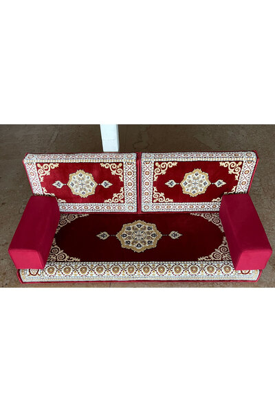 Sultan Sedir 150cm Tek Yer Minderi - Selçuklu - Satışa Hazır Ürün (2Kolçak)