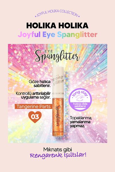 Holika Holika Intense Shimmer Gel Glitter Eyeshadow - Korean Makeup Trend