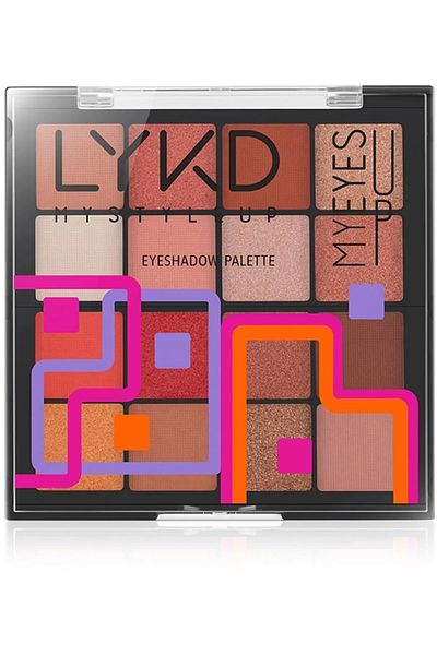 lykd 300 Peachy Vibes - 16-Piece Eyeshadow Palette