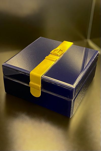 LEMİ DEKORASYON Lacquered Wooden Jewelry Box 17*17*8 cm