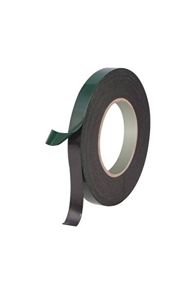 Universal Yeşil Siyah Çift Taraflı Köpük Bant 25 mm x 10 mt