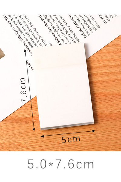 EZOSHOP Set of 3 Long Strip and Canot, 2 Sizes Transparent Adhesive Note Paper Stationery Post It Mixed Set 15