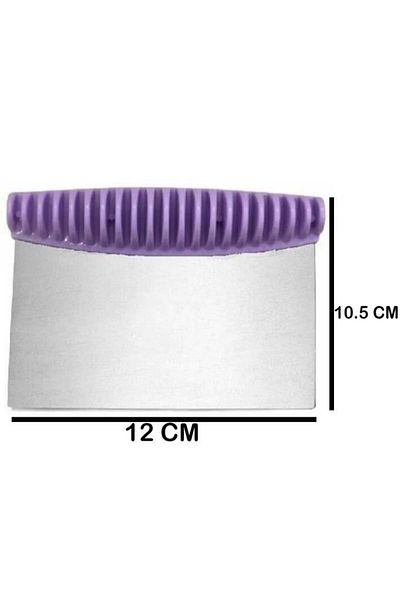 Tiesa Home Stainless Steel Dough Cutter Chopper Slicer Spatula Scraper Pattern with Handle