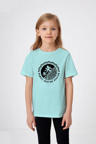 ADABEBEK Surf in Hawaii Printed T-Shirt για κορίτσια