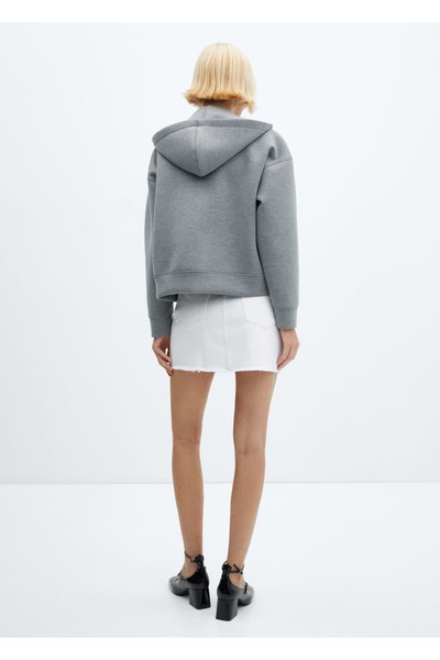 MANGO Woman Denim mini etek