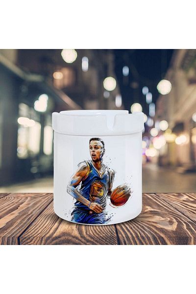 HobiShop Stephen Curry Mpv Τυπωμένο Τασάκι Κεραμικό Τασάκι-20154