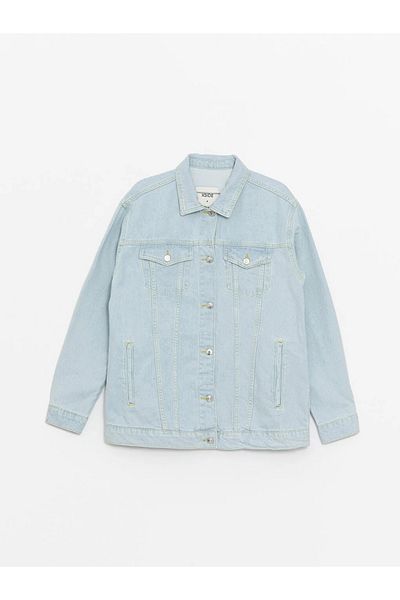 LC Waikiki XSIDE Straight Long Sleeve Women's Jean Jacket