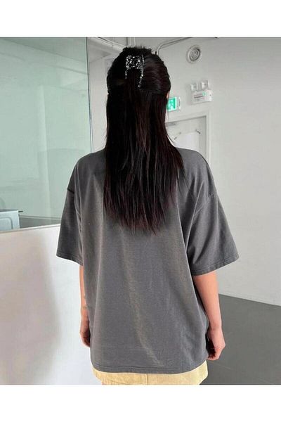 khufu Μπλουζάκι με στάμπα με στάμπα SMOKED Oversize Unisex