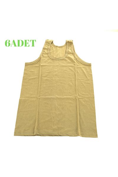 EGE ASKERİ MALZEME Soldier Underwear with Straps Athlete Sleeveless 6 PCS