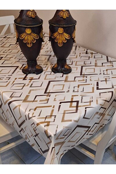 Başak Ev Tekstili Patterned FiberPvcOilcloth - Wipeable Table Cloth