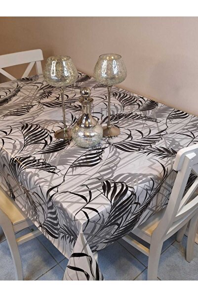 Başak Ev Tekstili Patterned FiberPvcOilcloth - Wipeable Table Cloth