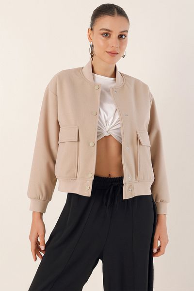 Bigdart 0688 Double Pocket Bomber dzseki - bézs