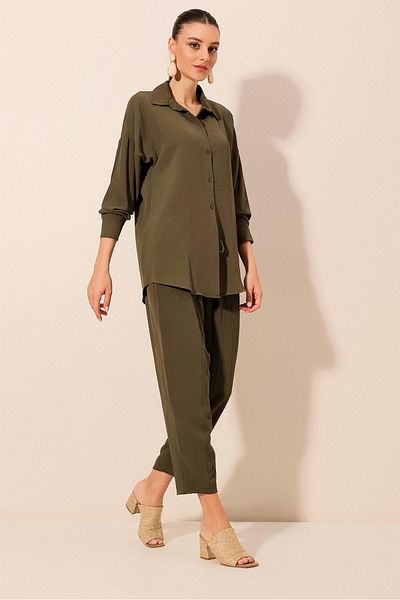 Bigdart 6593 Modell Khaki Farbe Oversize Doppelset