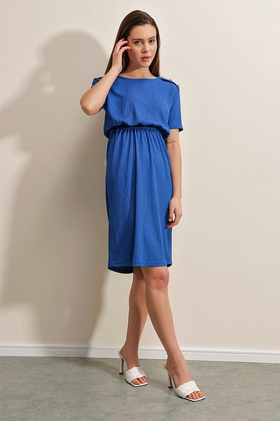 Bigdart 2375 Button Detailed Knitted Dress - Saks