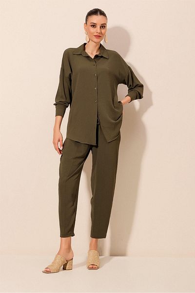 Bigdart 6593 Modell Khaki Farbe Oversize Doppelset