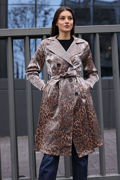 Bigdart 5853 Double Breasted Collar Trench Coat - M. Tan
