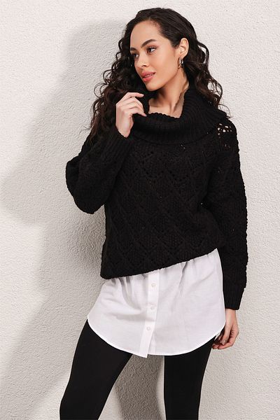 Bigdart 1888 Sweatshirt-Unterhemd-Hemdrock – Weiß