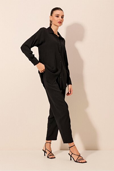 Bigdart 6593 Oversize İkili Takım - Siyah