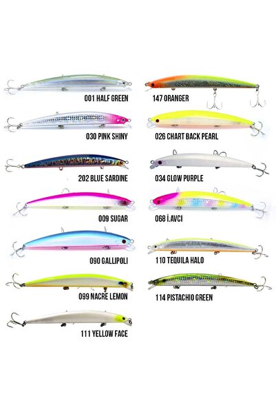 Fujin Volt 12.5 Cm 14 gr Slow Sinking Maket Balık