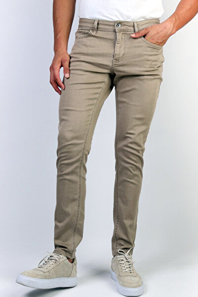 MissKybele Dar Paça Normal Bel Asit Yıkamalı 5 Cepli Rahat Esnek Kalıp Slim F...