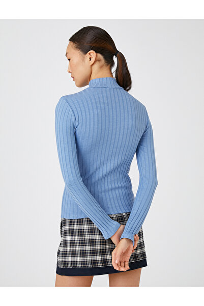 Koton Tričko rolák s dlouhým rukávem na zip