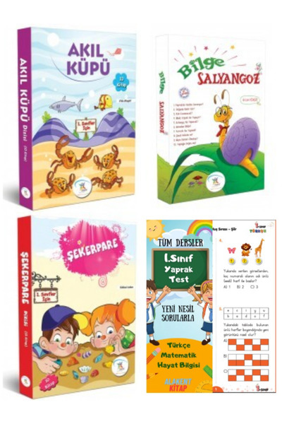 5 Renk Yayınları 1. Sınıf Hikaye Kitabı Seti 30 Kitap Akıl Bilge S Yaprak Tes...