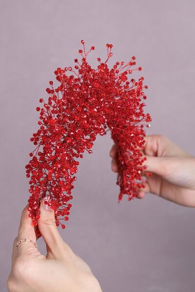 Bride Aksesuar Dünyası Accesoriu special pentru păr de mireasă cu mărgele de ...