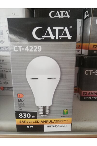 Cata Şarjlı Ampül 9 Wat