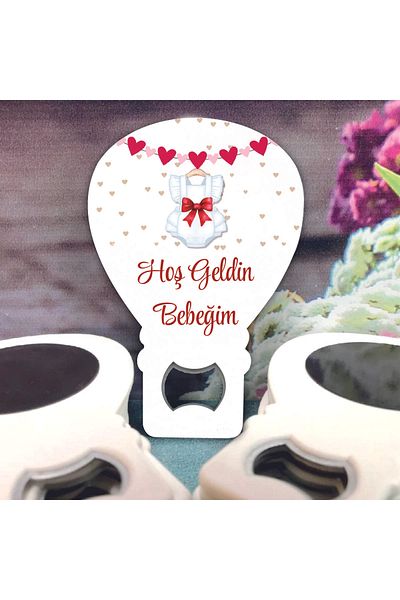 Ege ajans Magnet that will open 10 balloons (with card and gelatin)