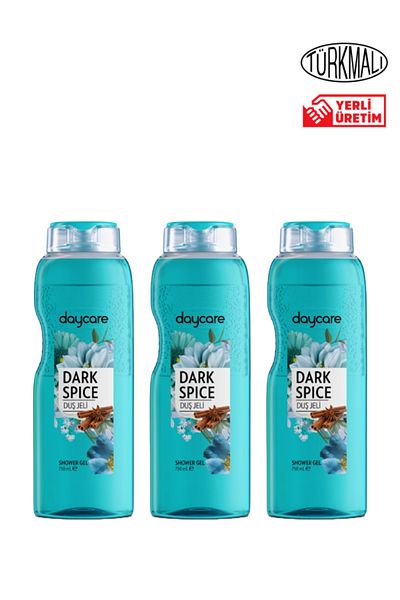 Daycare Dark Spice Shower Gel 750 ml x 3 Pieces
