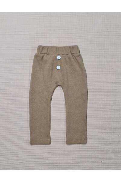 BUUFUU Children's Cotton Button Detailed Single Bottom Unisex