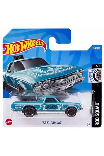 HOT WHEELS 68 El Camino Tekli Arabalar 1/64 Ölçek Metal Oyuncak Araba