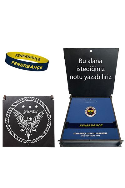 Fenerbahçe Licensed Bracelet Wooden Boxed Bracelet