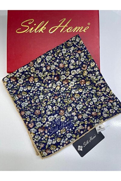 Silk Home Μαλακό βαμβακερό κασκόλ με μοτίβο γαρύφαλλου