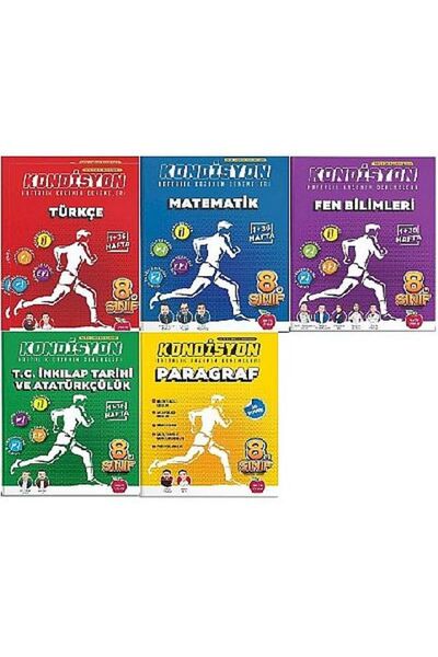 Newton Yayınları YENİ--LGS 8.SINIF KONDİSYON DENEMELERİ SET ( 5 Kitap )  2023...