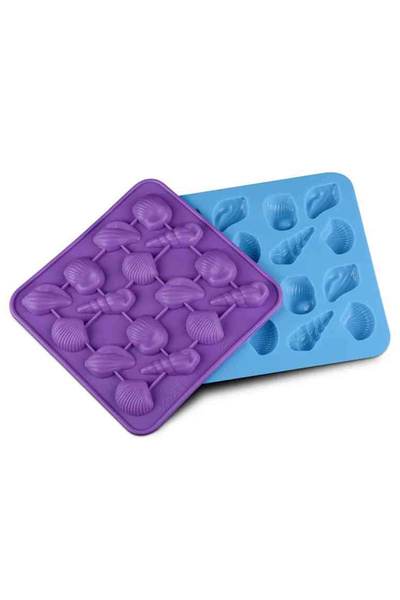 Getshopmini Epoksi Şeker Hamuru Çikolata Deniz Kabuğu Figürleri Silikon Kalıb...