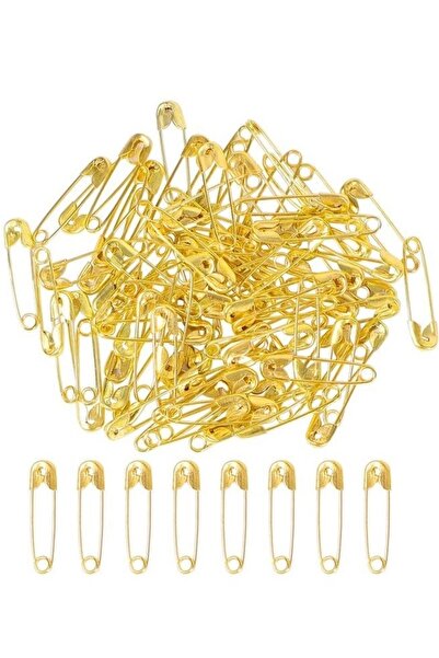 ella'nın çarşısı 50 Adet Sarı Gold Renk Çengelli Eşarp Ve Şal İğnesi No :1 . ...