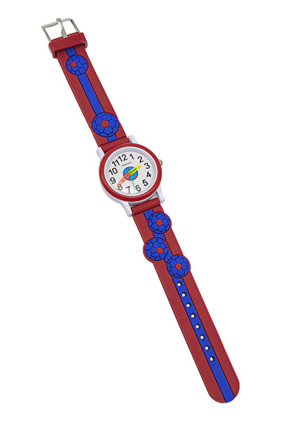 tutkanstore Taraftar Çocuk Kol Saati Bordo Mavi Hediyelik Kol Saatleri