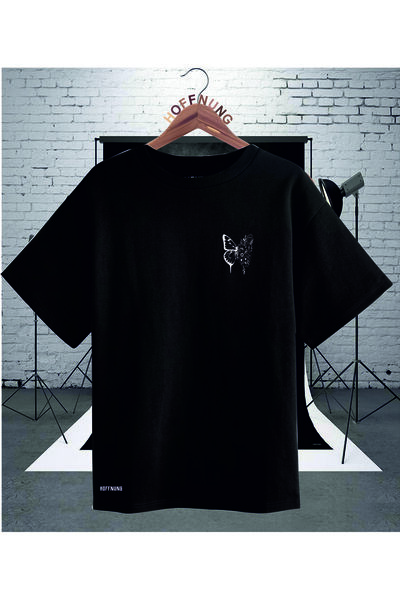 HOFFNUNG Unisex Butterfly cu imprimeu tricou - Model vechi