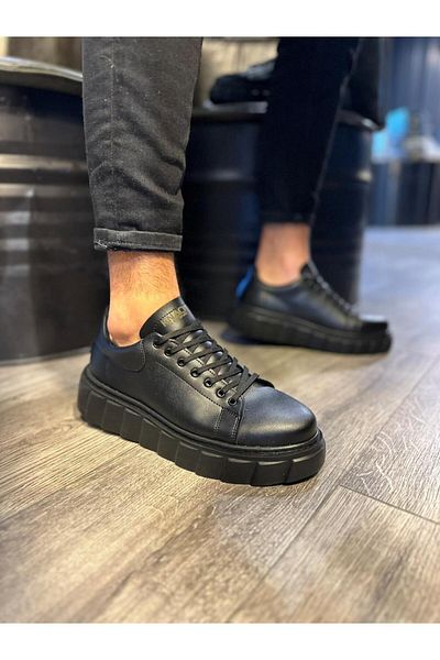 Joy Man J144 Lace-Up Orthopedic Sole Ανδρικά αθλητικά παπούτσια casual αθλητικά παπούτσια ST Μαύρο