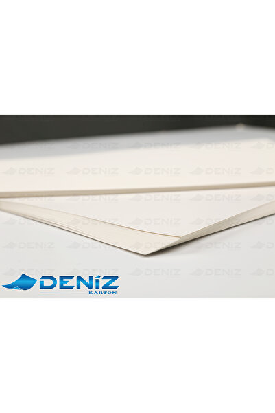 Deniz Karton 50 Adet 210 gr - A4 Amerikan Bristol Kağıdı - Mat Parlak Kağıt - Kalın
