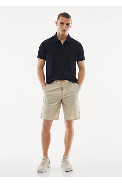 MANGO Man Water repellent technical bermuda shorts