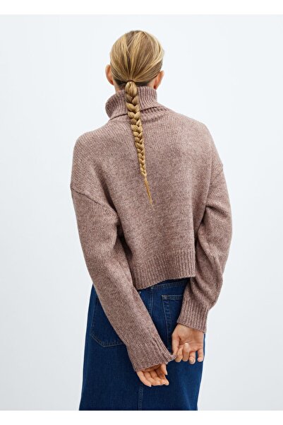 MANGO Woman Balıkçı yaka triko kazak