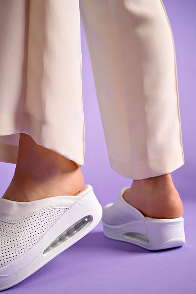 Aleza Shoes Παντόφλες Sabo με σόλα Air