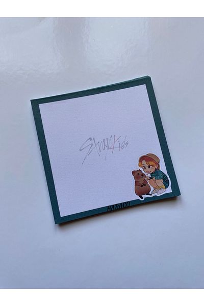 Hara Company Stray Kids Han Jisung 9x9 CmKpop Memopad