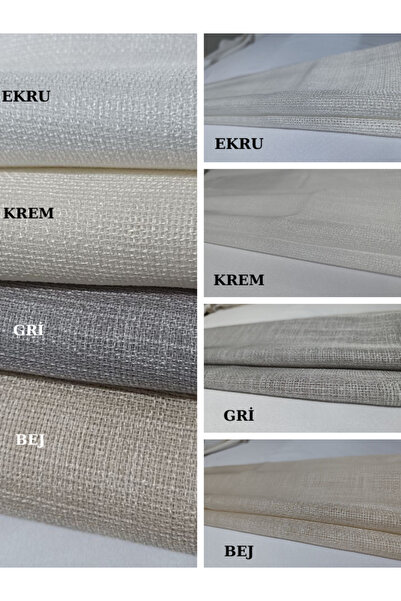 MebelPort Curtain 100% Linen Tulle square pattern American Pleated 1/3 frequency