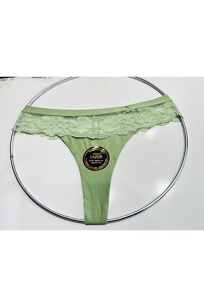 kayabaş F.K Laser Cut Lace Thong - 2801 Model