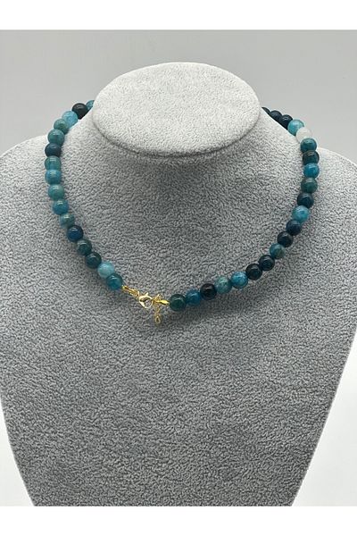 Hobimos Apatite Natural Stone Necklace
